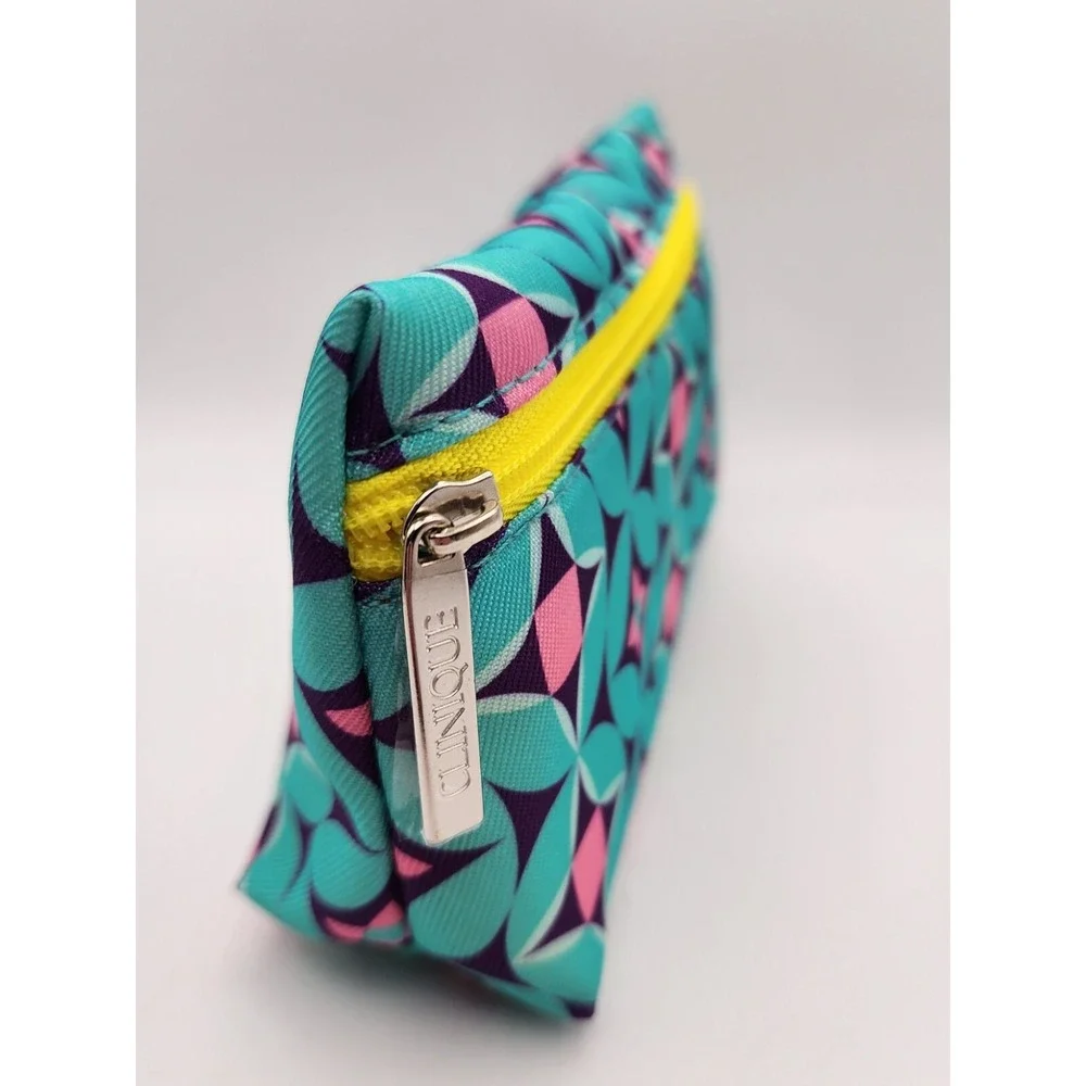 Vintage clinique‎ makeup bag NWT geometric pattern